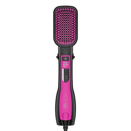 Conair The Knot Dr. All-in-One Smoothing Dryer Brush, Hair Dryer & Hot Air Brush - Paddle Dryer Brush - 1 Count (Pack of 1)