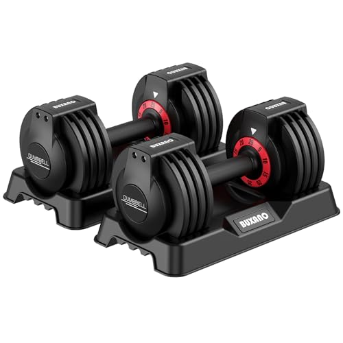 Adjustable Dumbbell Set 25LB Single Dumbbell Weight, 5 in 1 Free Weight Dumbbell with Anti-Slip Nylon Handle, Ideal for Full-Body Home Gym Workouts