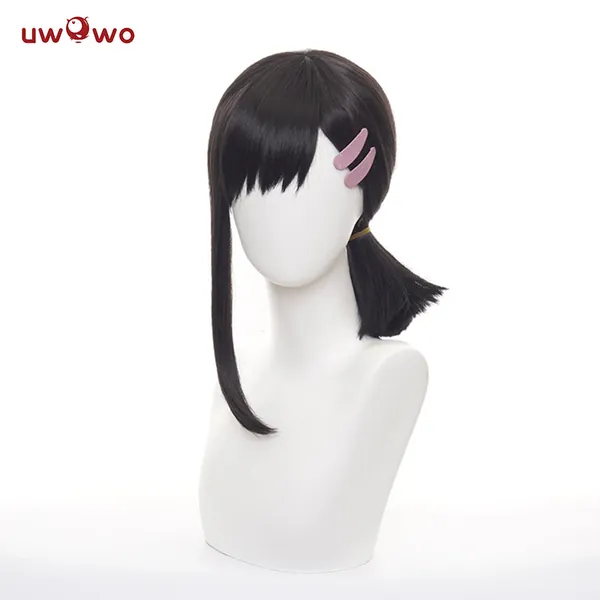 Uwowo Cosplay Wig Higashiyama Kobeni Wig Black Hair