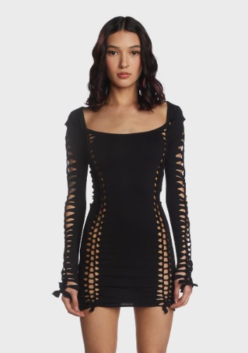 Alternative Spells Cut-Out Dress