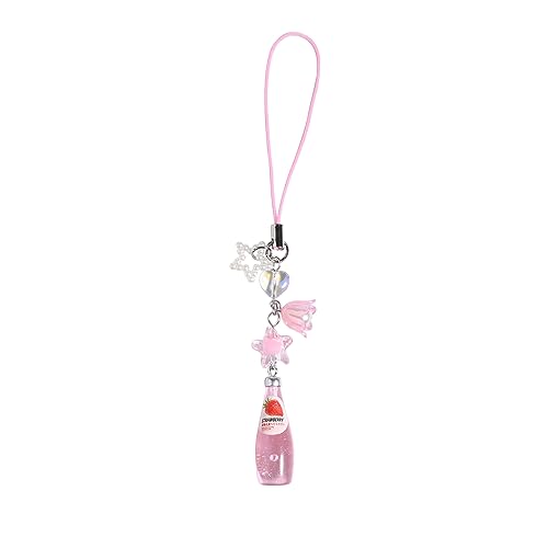 Strawberry Soda Phone Chain