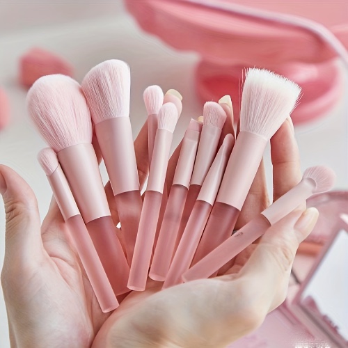 Mini Makeup Brush Set (10 Pcs)