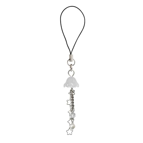 White Jellyfish Phone Chain