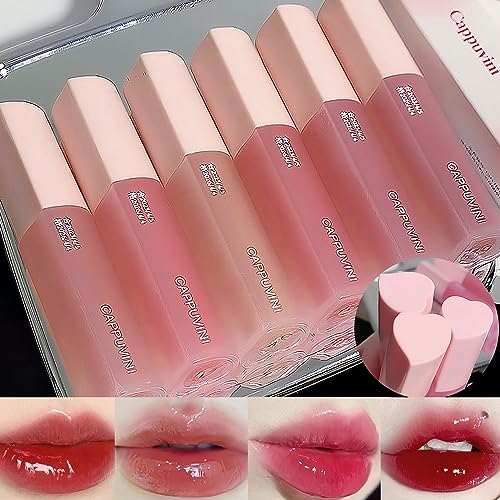 Heart Pink Lip Gloss Set (6 Count)