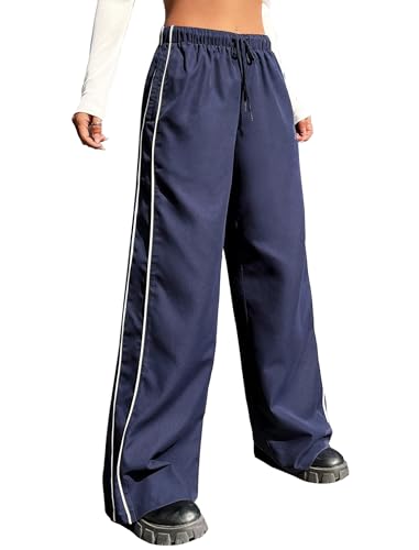 Navy Blue Track Pants