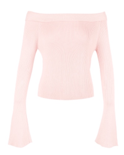Off-Shoulder Knit Top