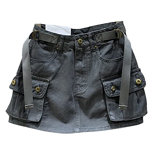 Womens Cargo Mini Skirt