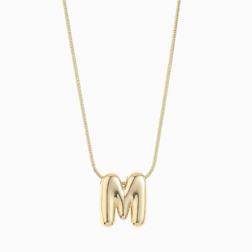 Balloon Initial Necklace - M