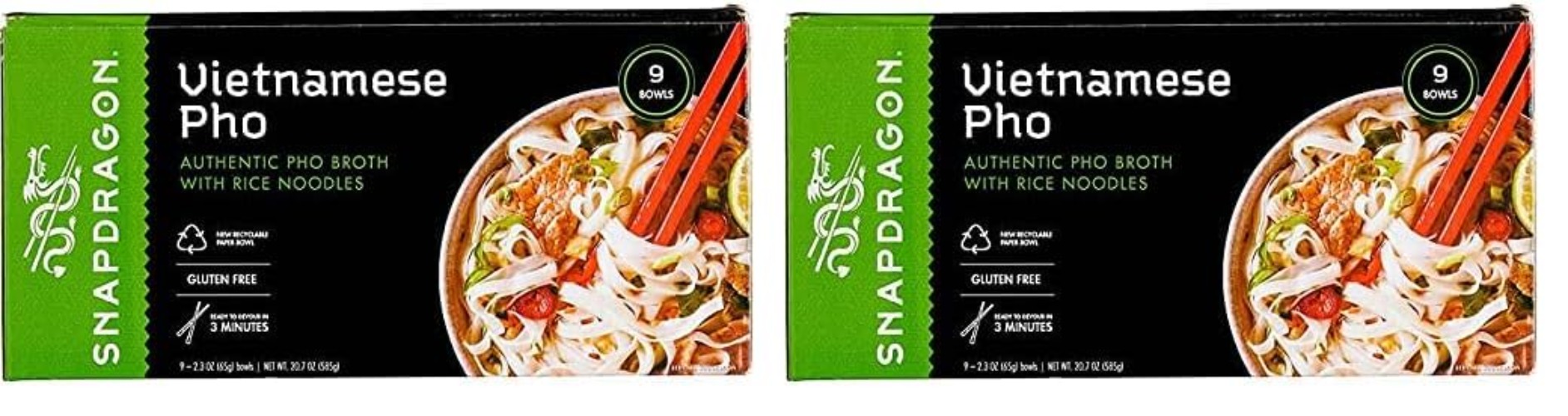 Snapdragon Vietnamese Pho Bowls, 9 Count (Pack of 2) - 9 Count (Pack of 2)