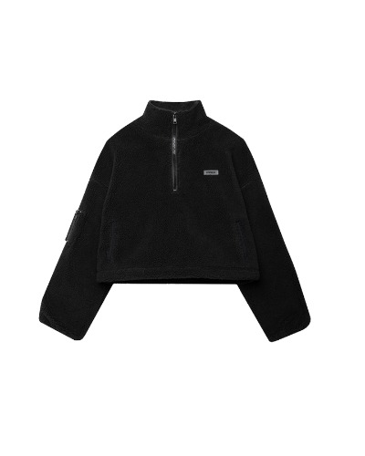 ICE JAM HALF ZIP BLACK | EXTRA SMALL