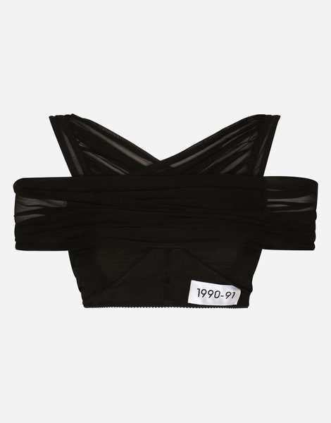 KIM DOLCE&GABBANA Organzine top