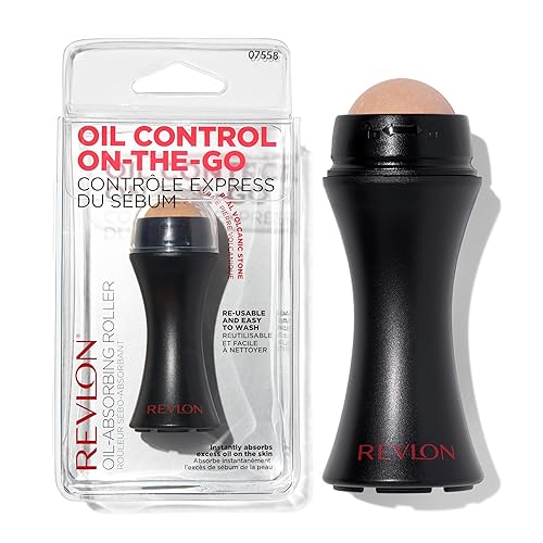 Revlon Volcanic Roller, Gesichtsroller mit vulkanischem Stein, mattierend, sofort und wiederverwendbar, absorbiert Talg auch direkt auf dem Make-up - Volcanic Roller
