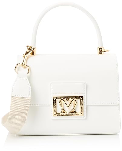 Love Moschino Damen Handtasche, Weiß Handtasche, Weiß