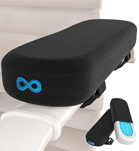 Office Chair Arm Pads - Soft & Comfortable Arm Rest Cover Elbow & Forearm Support - Memory Foam Arm Rest for Desk Chair & Gaming Chair Armrest Pads