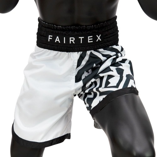 MUAY THAI SHORTS FAIRTEX SLIM CUT BT2003 MONOCHROME | L