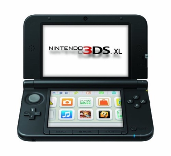 Nintendo 3DS XL - Black [Old Model] (Renewed) - Black/Black