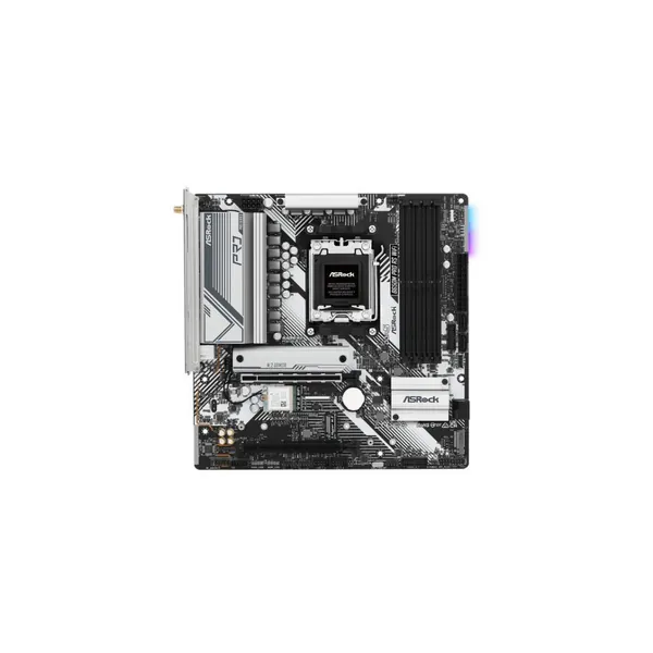 Asrock B650M PRO RS WIFI, AMD B650, AM5, Micro ATX, 4 DDR5, HDMI, DP, 2.5G LAN, Wi-Fi 6E, PCIe4, RGB, 3x M.2