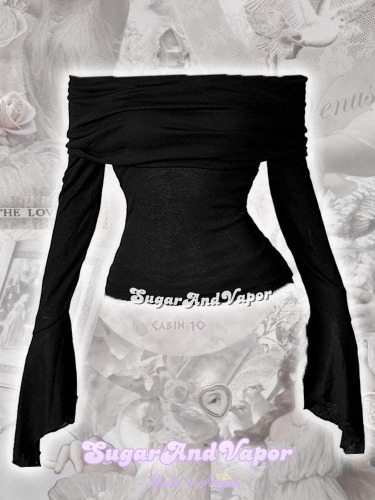 Vivienne Enchanted Off-the-shoulder Top | Black / S