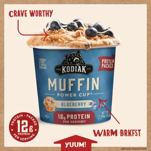 	Kodiak Muffin Power Cup Blueberry -- 2.29 oz - Vitacost