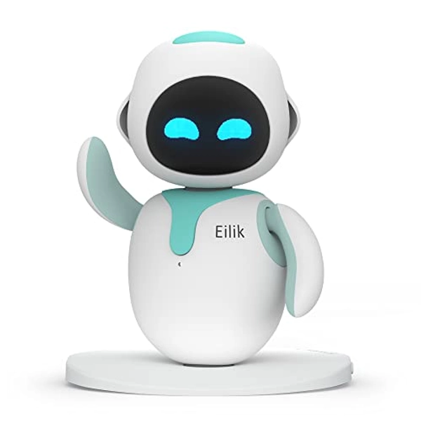 Eilik intelligenter Schreibtisch Roboter | für Kinder & Erwachsene, mit Emotionen Interaktionen und Animationen, Spielzeug Unterhaltung Begleiter Haustier Robot Persönlicher Assistent, für mehr Spaß