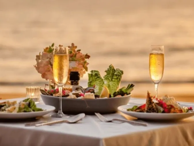 Luxurious dinner