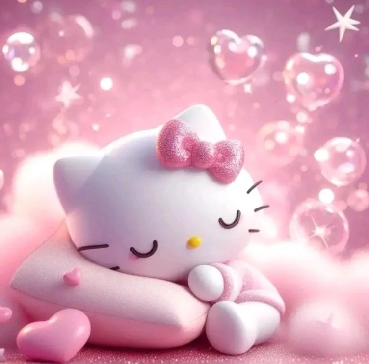 Hello Kitty Pajamas for Women & Teens PJs Set Lounge Set Comfy Kawaii Sleepwear - Pink - XX-Large