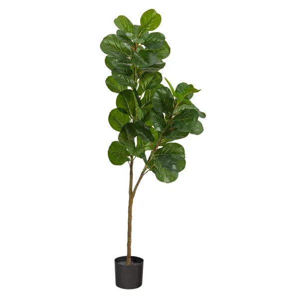 5.5’ Fiddle Leaf Fig Artificial Tree by Nearly Natural