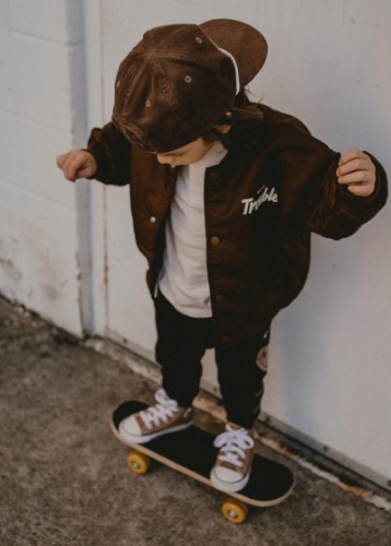 Daydreamer Puff Bomber Brown | 4T