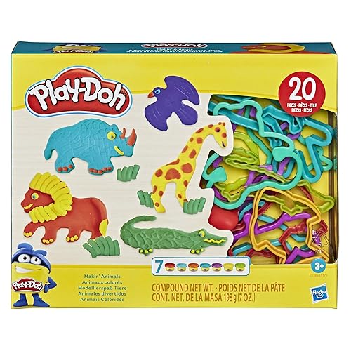 Play-Doh Makin' Animals Create It Kit for Kids 3 Years and Up with 7 Non-Toxic Colors