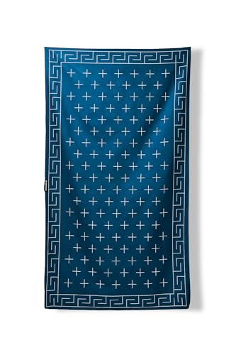 Nomadix Ultralight Towel - Quick Dry & Super Lightweight - Perfect As A Pack Towel To Save On Space - Made With Recycled Materials - Barton Dark Blue - 30x54