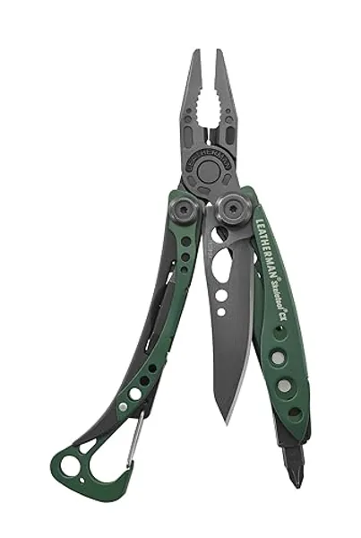 LEATHERMAN, Skeletool CX, 7-in-1 Lightweight, Minimalist Multi-Tool for Everyday Carry (EDC), Home, Garden & Outdoors, OD Green