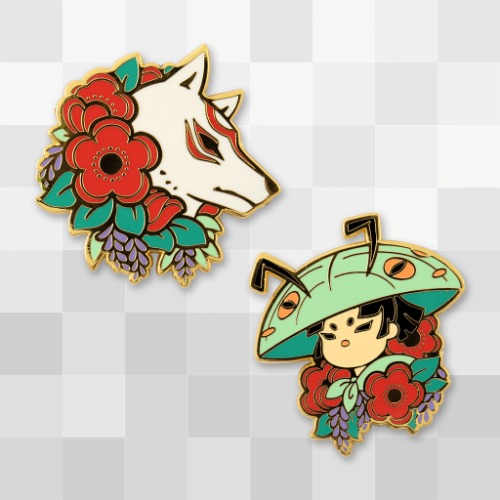 Amy w Issun pins