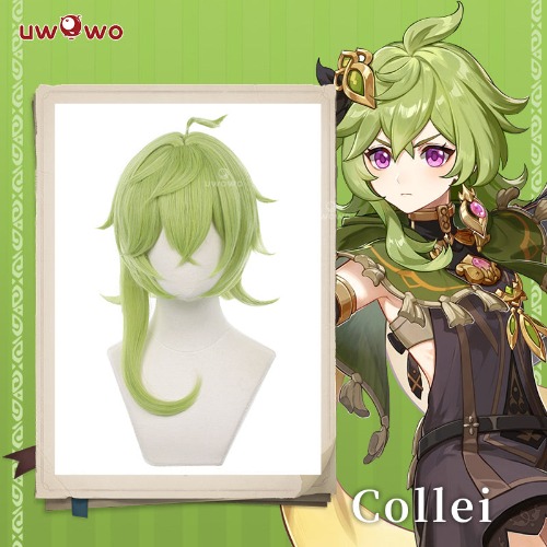 Uwowo Genshin Impact: Collei Girl Sumeru Dendro Avidya Forest Ranger Trainee Cosplay Wig Collei Wig | Default Title