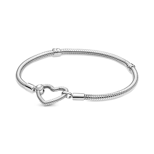 PANDORA Armband Moments "Herzverschluss" silber 599539C00 18 cm