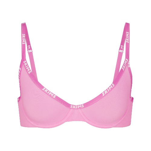 COTTON LOGO DEMI BRA  | BUBBLE GUM MULTI