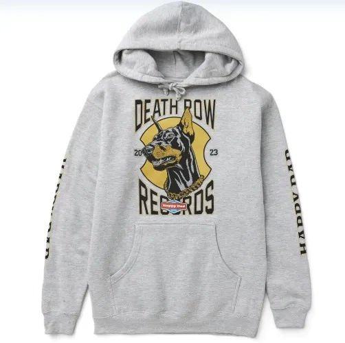 Happy Dad x Death Row Varsity Hoodie - Black - X-Large