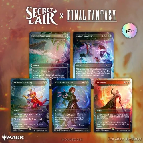 Secret Lair x FINAL FANTASY: Game Over - Rainbow Foil Edition