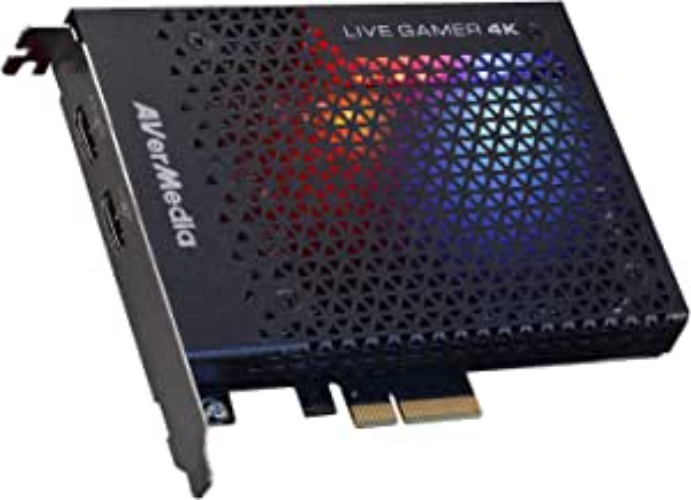 AVerMedia GC573 Live Gamer 4K, Internal Capture Card, Stream and Record 4K60 HDR10 with ultra-low latency on PS5, PS4 Pro, Xbox Series X/S, Xbox One X, in OBS, Twitch, YouTube - 4K60 HDR10