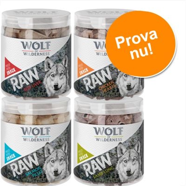 Blandpack: Wolf of Wilderness - RAW (frystorkad) Snack-Mix