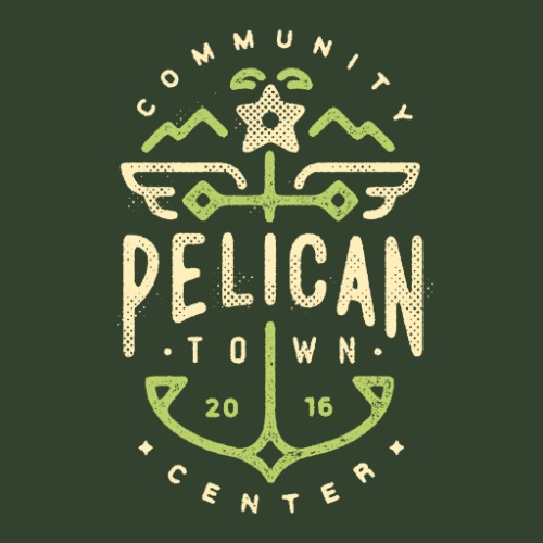 Pelican Town Community Center Hoodie | Unisex 3X / Alpine Green