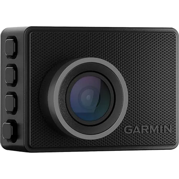 Garmin Dash Cam 57, 1440p and 140-degree FOV, Monitor Your Vehicle While Away w/ New Connected Features, Voice Control, Compact and Discreet, Includes Memory Card