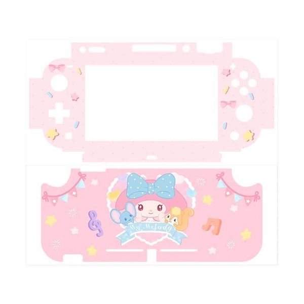 Cute Switch Lite Skin Kawaii Switch Lite Accessories Cute Gifts Pastel Switch Lite Wrap - Pink