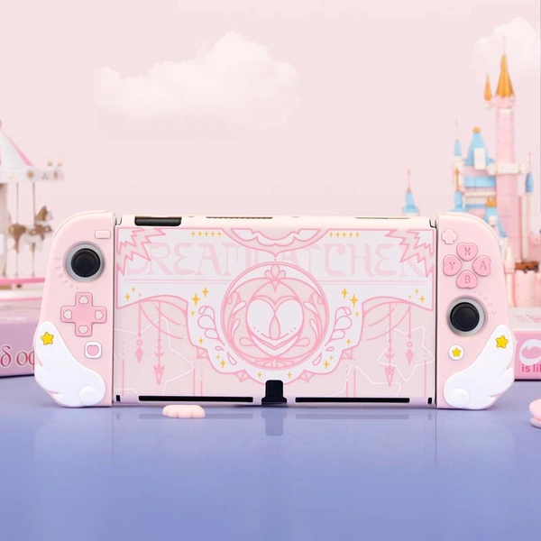 Angel Wings Switch OLED Charging Dock Cover Magical Girl Gifts - Game Console Cover