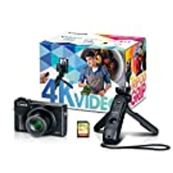 Canon PowerShot G7 X Mark III Digital Camera, Video Creator Kit with Accessories: Tripod, Memory Card, and Detachable Bluetooth Remote, Black