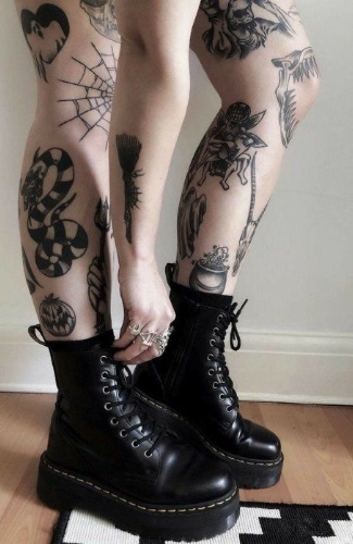 Full Leg Tattoo