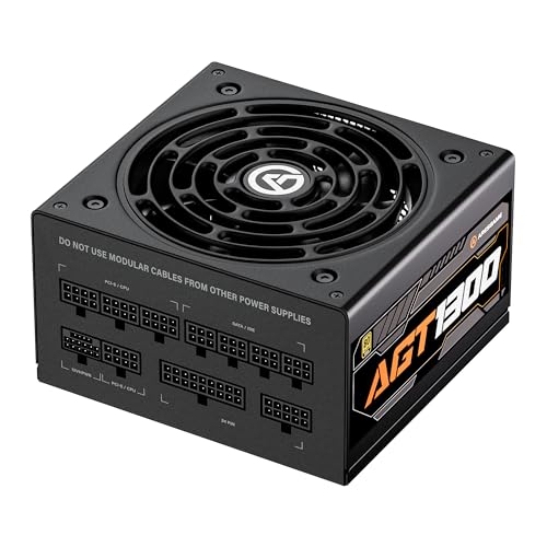 ARESGAME 1300W ATX 3.0 PCIE 5.0 Power Supply, 80 Plus Gold Certified, Fully Modular, 10 Year Warranty… - AGT-1300Watt