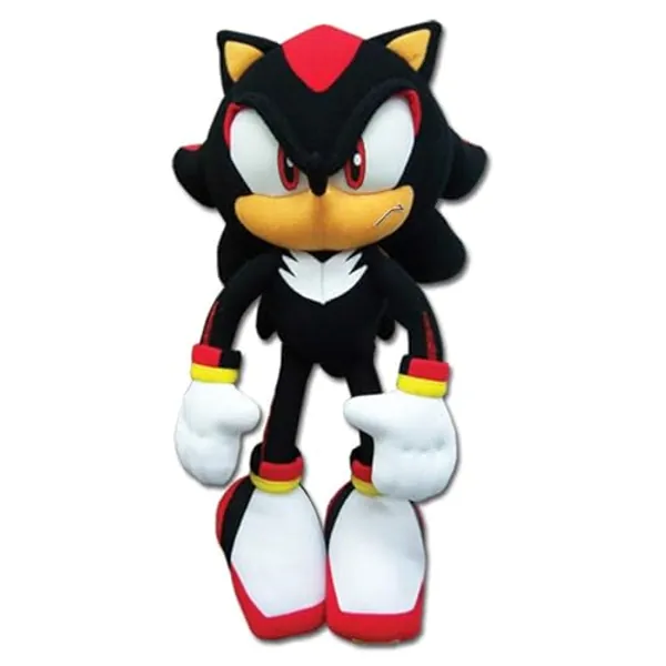 Sonic The Hedgehog New_8967 Great Eastern GE-8967 - Shadow Plush, 12", Multicolor