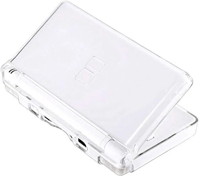 KlsyChry Transparent Hard Shell Case Cover Compatible with Nintendo DS Lite NDSL, Replacement Protective NDS Lite Crystal Clear Housing Case（Not for Nintendo DS or Dsi, Sold by KaiLiSen）