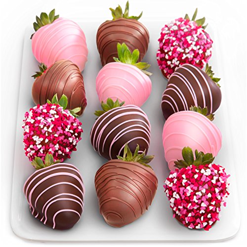 Golden State Fruit 12 Love Berries Chocolate Covered Strawberries