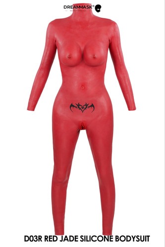 D03R - Red Jade Silicone Bodysuit